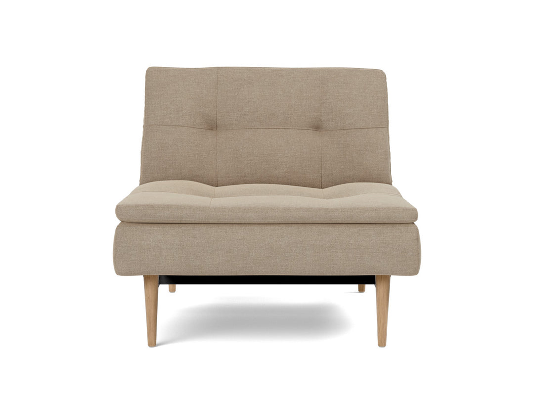Fotoliu recliner Dublexo Styletto Light Wood, tesatura la alegere #material_587-phobos-mocha