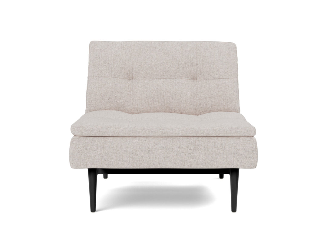 Fotoliu recliner Dublexo Styletto Black Wood, tesatura la alegere #material_300-weda-sand