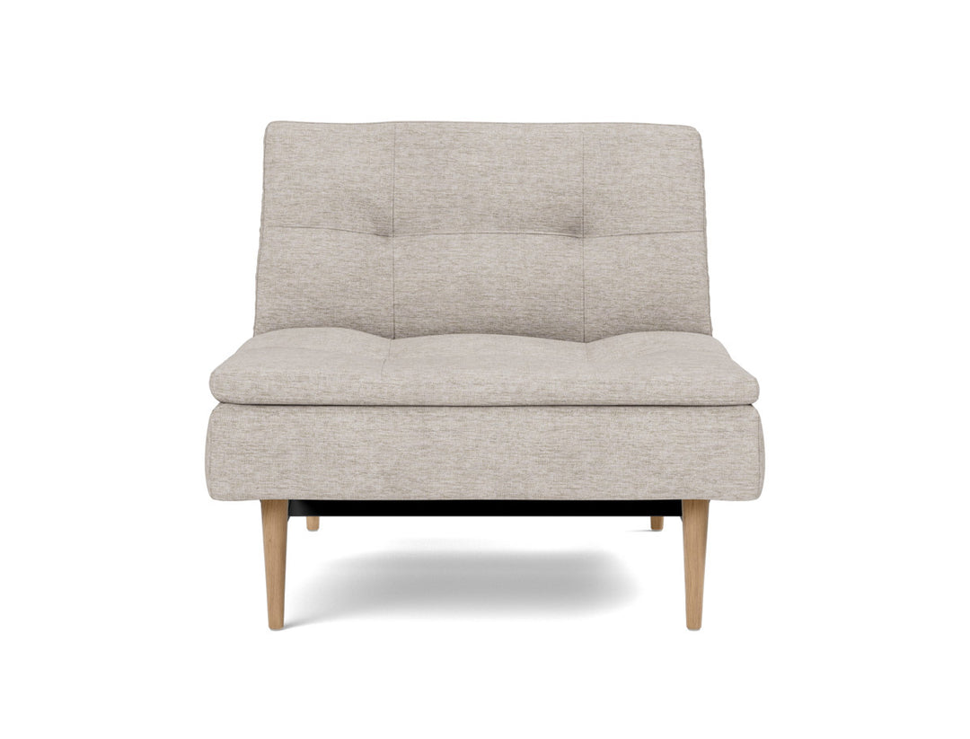 Fotoliu recliner Dublexo Styletto Light Wood, tesatura la alegere #material_471-yuveno-sand