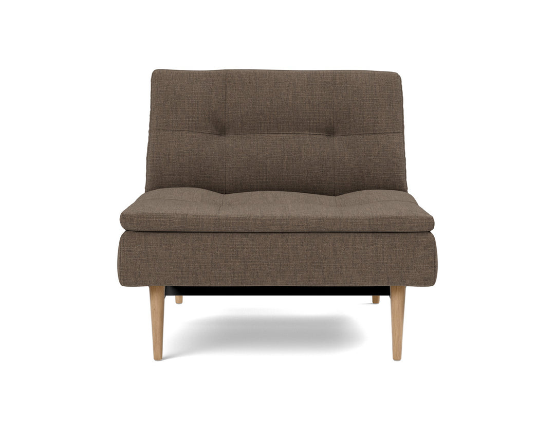 Fotoliu recliner Dublexo Styletto Light Wood, tesatura la alegere #material_411-esina-cedar-brown