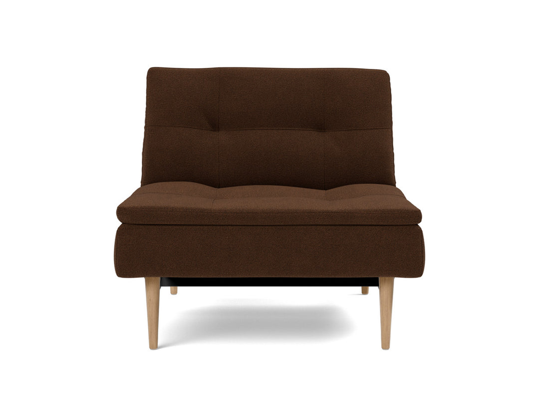 Fotoliu recliner Dublexo Styletto Light Wood, tesatura la alegere #material_359-taura-cappuccino