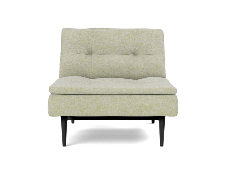 Fotoliu recliner Dublexo Styletto Black Wood, tesatura la alegere #material_280-avella-sand