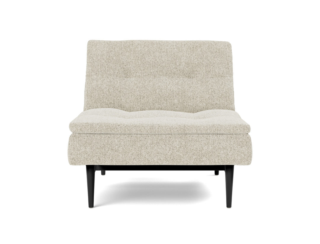 Fotoliu recliner Dublexo Styletto Black Wood, tesatura la alegere #material_357-taura-off-white