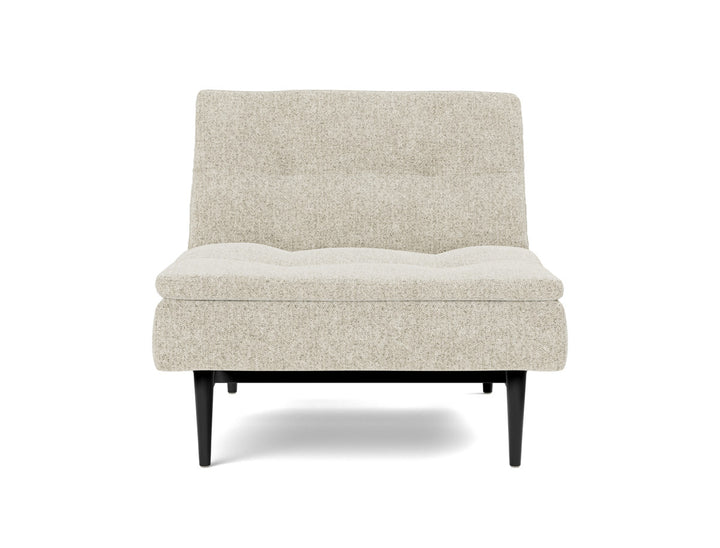 Fotoliu recliner Dublexo Styletto Black Wood, tesatura la alegere #material_357-taura-off-white