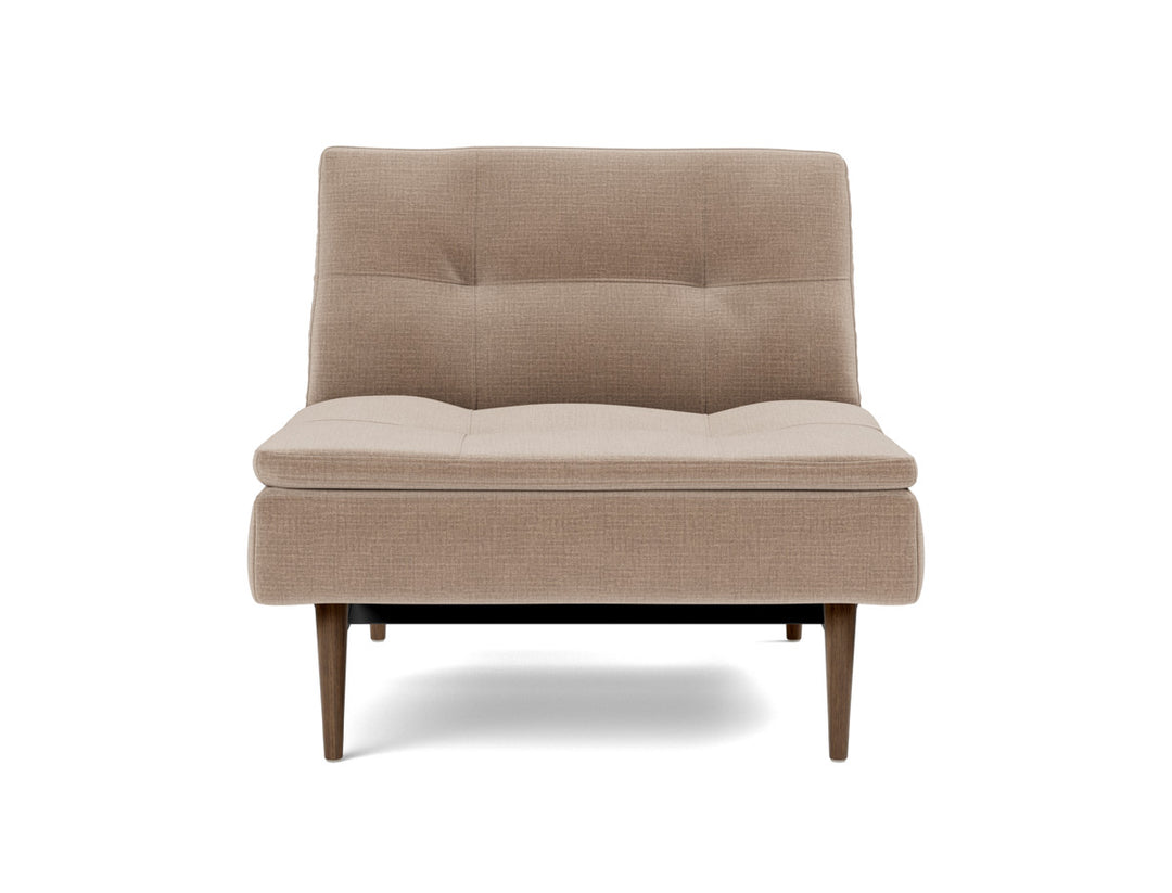 Fotoliu recliner Dublexo Styletto Dark Wood, tesatura la alegere #material_417-esina-mocha