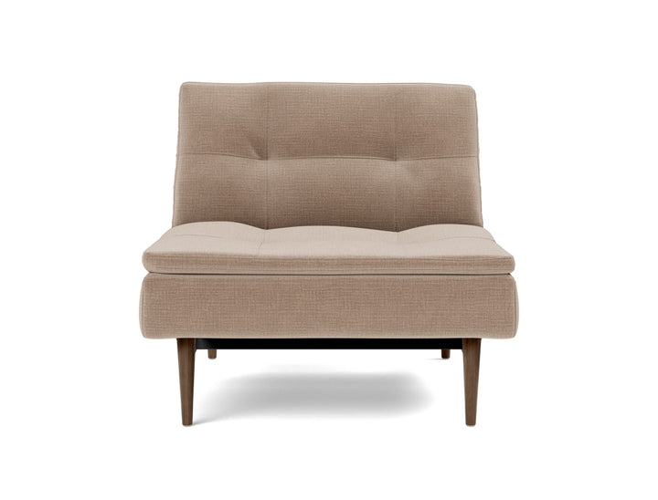 Fotoliu recliner Dublexo Styletto Dark Wood, tesatura la alegere #material_417-esina-mocha