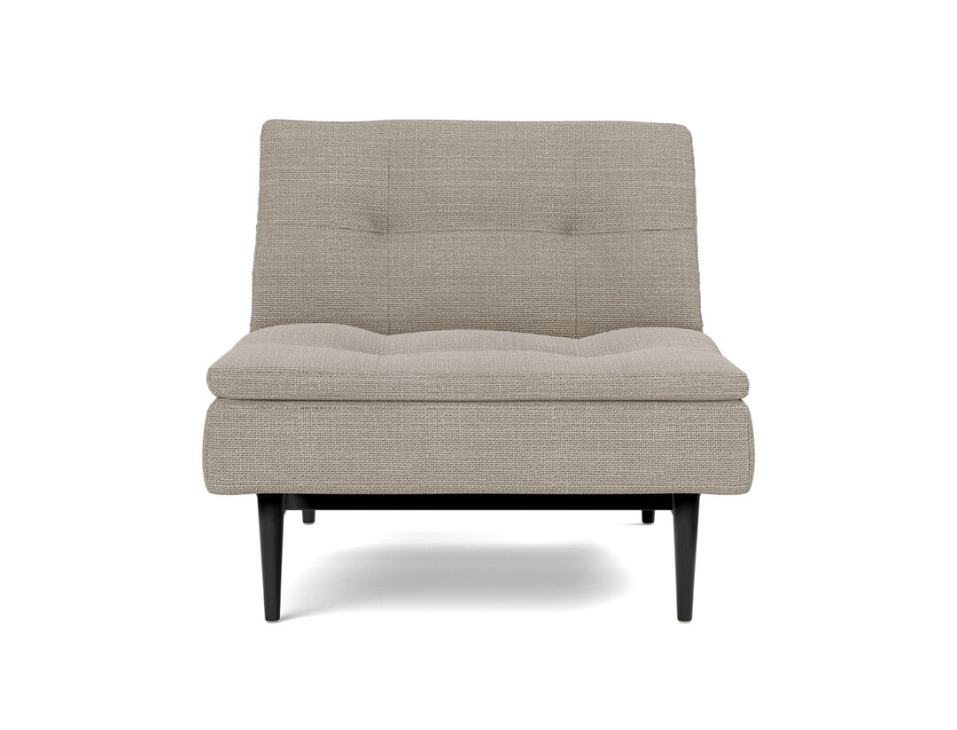 Fotoliu recliner Dublexo Styletto Black Wood, tesatura la alegere #material_579-kenya-gravel