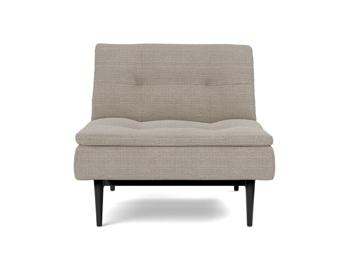 Fotoliu recliner Dublexo Styletto Black Wood, tesatura la alegere #material_579-kenya-gravel