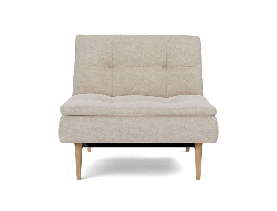 Fotoliu recliner Dublexo Styletto Light Wood, tesatura la alegere #material_586-phobos-latte