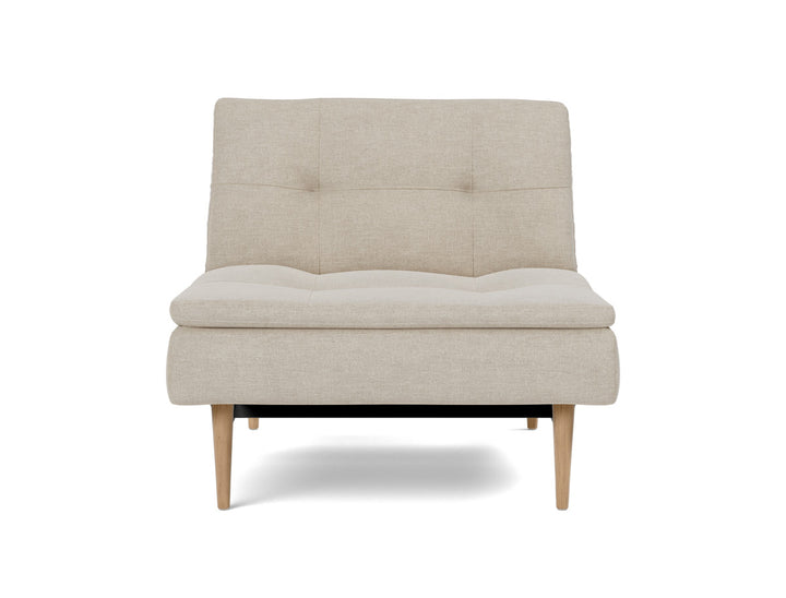 Fotoliu recliner Dublexo Styletto Light Wood, tesatura la alegere #material_586-phobos-latte