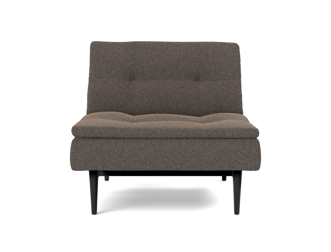 Fotoliu recliner Dublexo Styletto Black Wood, tesatura la alegere #material_530-boucl-taupe