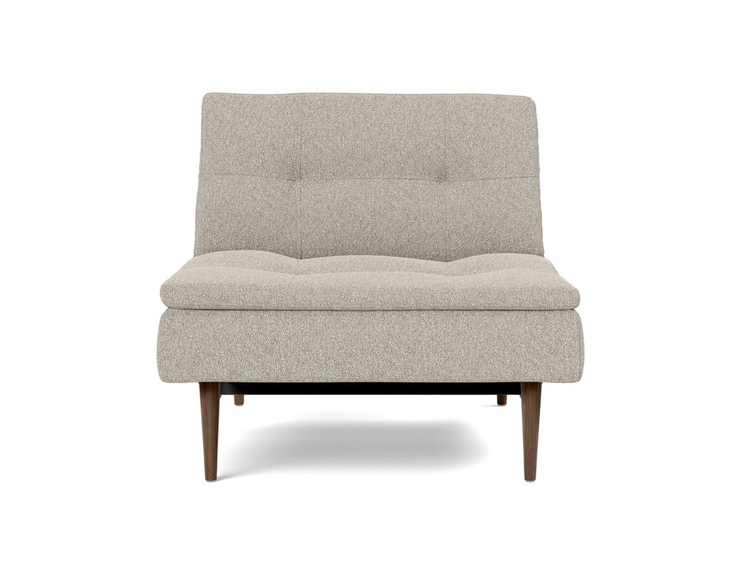 Fotoliu recliner Dublexo Styletto Dark Wood, tesatura la alegere #material_539-boucl-beige