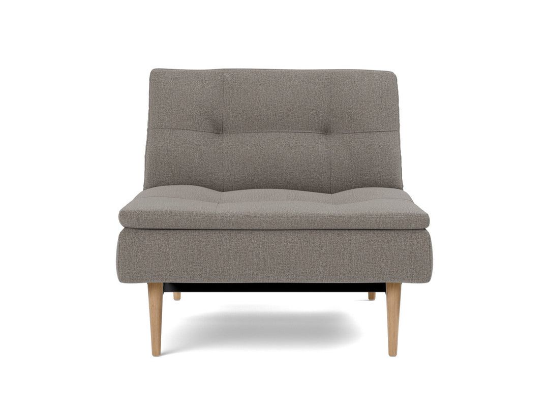 Fotoliu recliner Dublexo Styletto Light Wood, tesatura la alegere #material_521-mixed-dance-grey
