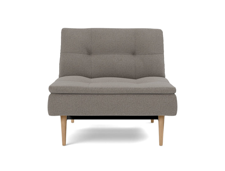 Fotoliu recliner Dublexo Styletto Light Wood, tesatura la alegere #material_521-mixed-dance-grey