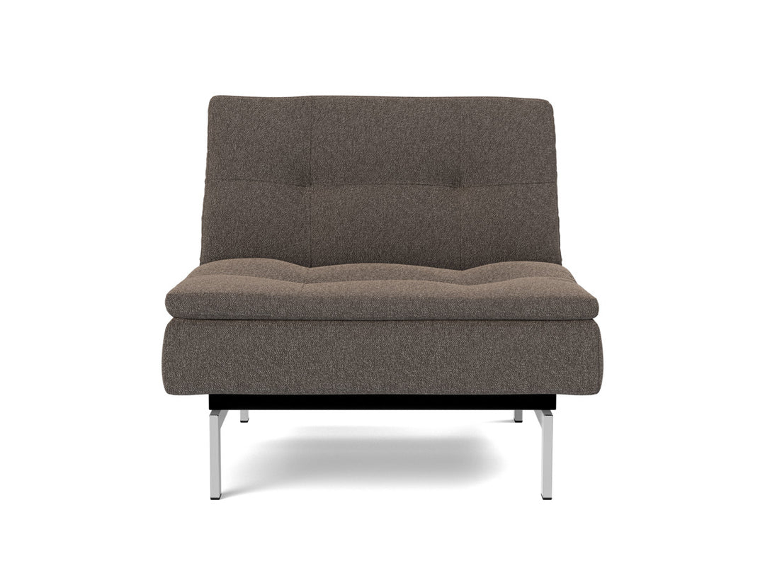 Fotoliu recliner Dublexo Chrome 115x90cm, tesatura la alegere #material_530-boucl-taupe