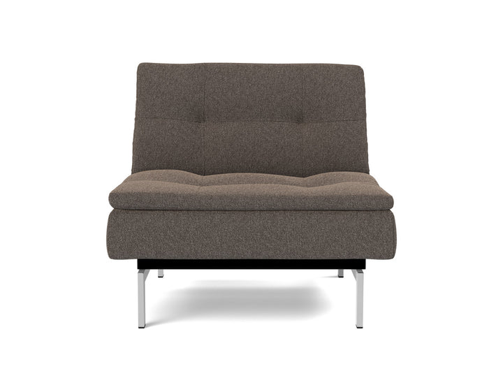 Fotoliu recliner Dublexo Chrome 115x90cm, tesatura la alegere #material_530-boucl-taupe