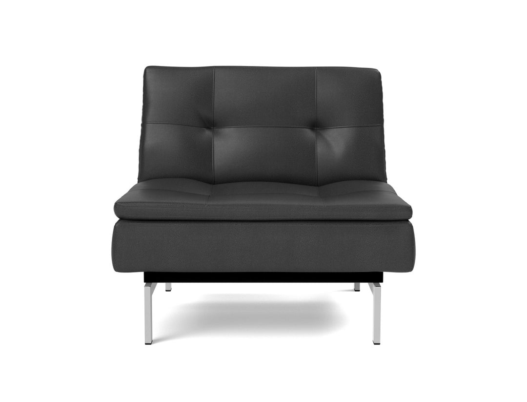 Fotoliu recliner Dublexo Chrome 115x90cm, tesatura la alegere #material_550-faunal-black