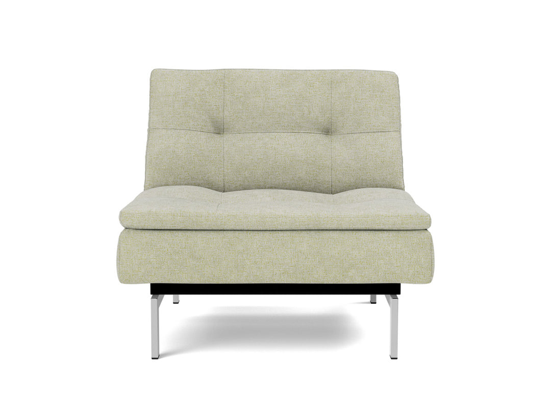 Fotoliu recliner Dublexo Chrome 115x90cm, tesatura la alegere #material_280-avella-sand