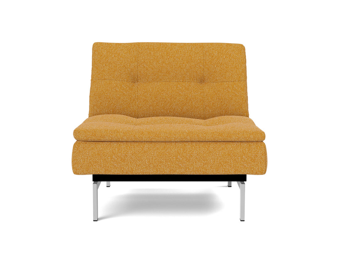 Fotoliu recliner Dublexo Chrome 115x90cm, tesatura la alegere #material_536-boucl-ochre