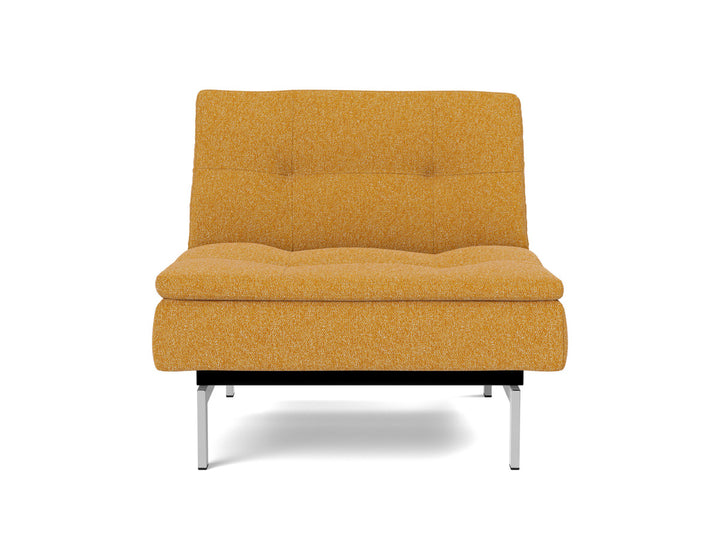 Fotoliu recliner Dublexo Chrome 115x90cm, tesatura la alegere #material_536-boucl-ochre