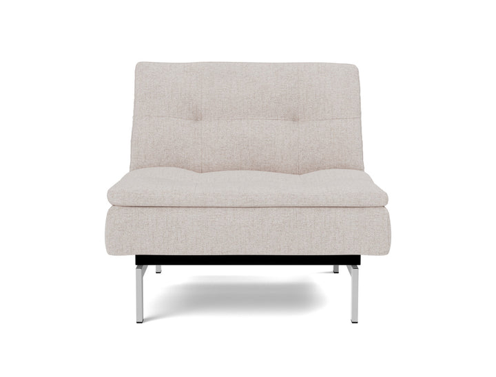 Fotoliu recliner Dublexo Chrome 115x90cm, tesatura la alegere #material_300-weda-sand