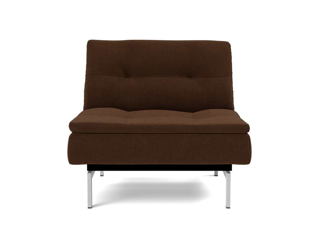 Fotoliu recliner Dublexo Chrome 115x90cm, tesatura la alegere #material_359-taura-cappuccino