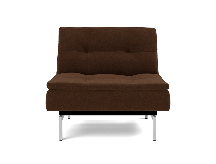 Fotoliu recliner Dublexo Chrome 115x90cm, tesatura la alegere #material_359-taura-cappuccino