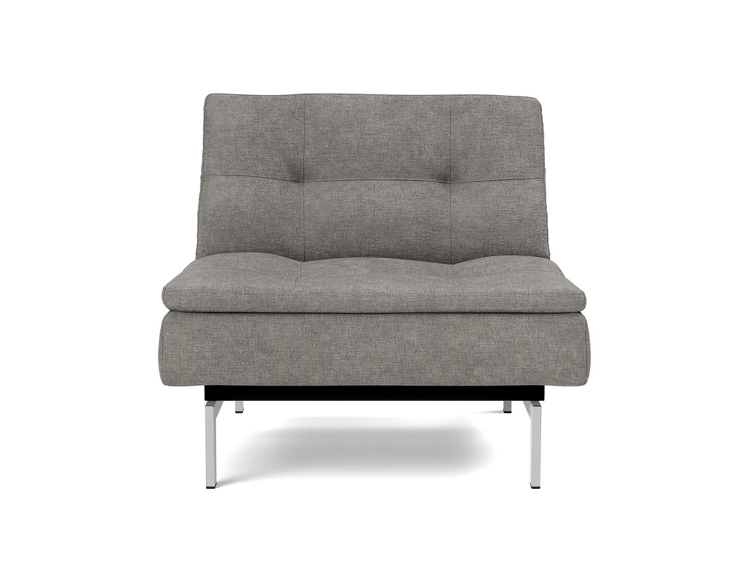 Fotoliu recliner Dublexo Chrome 115x90cm, tesatura la alegere #material_282-avella-warm-grey