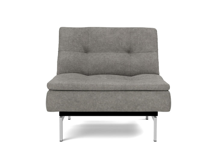 Fotoliu recliner Dublexo Chrome 115x90cm, tesatura la alegere #material_282-avella-warm-grey