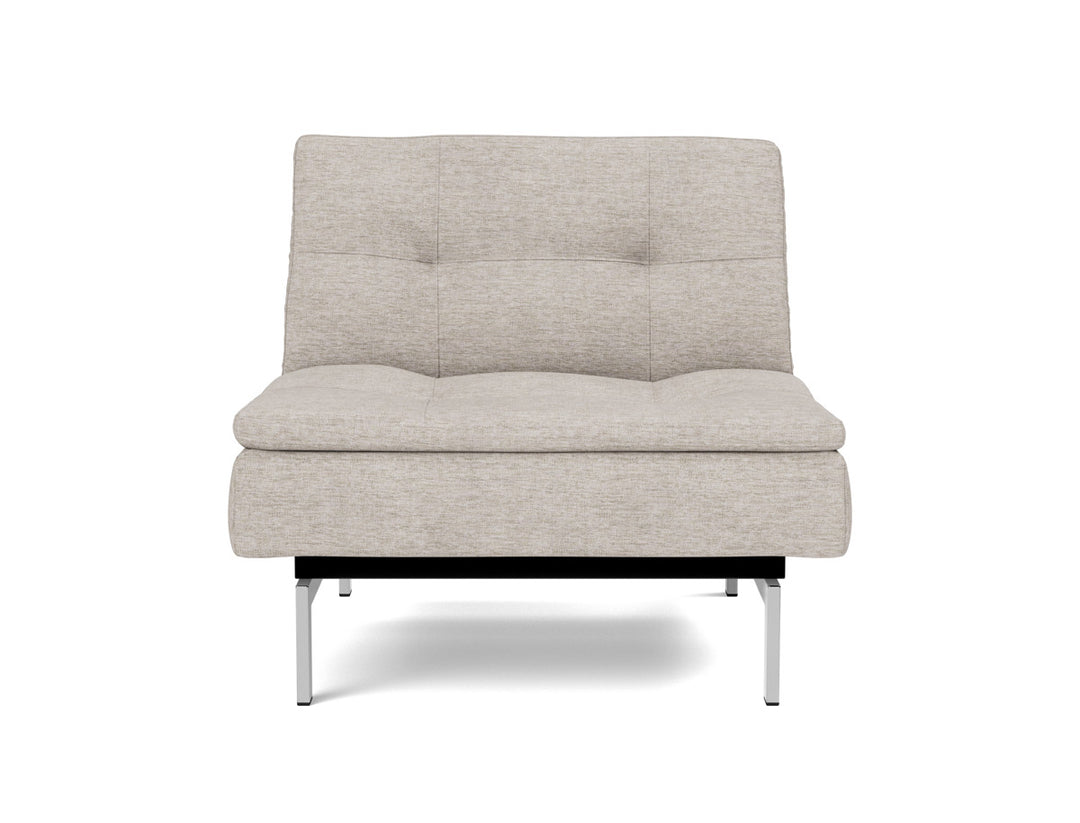 Fotoliu recliner Dublexo Chrome 115x90cm, tesatura la alegere #material_471-yuveno-sand