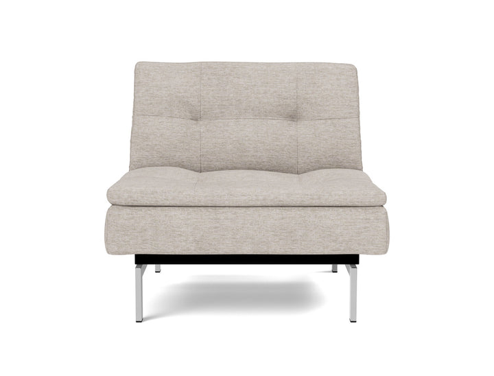Fotoliu recliner Dublexo Chrome 115x90cm, tesatura la alegere #material_471-yuveno-sand