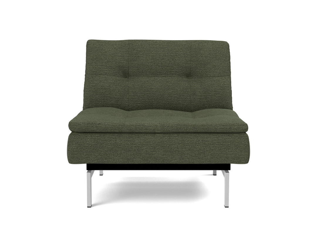 Fotoliu recliner Dublexo Chrome 115x90cm, tesatura la alegere #material_353-taura-forest