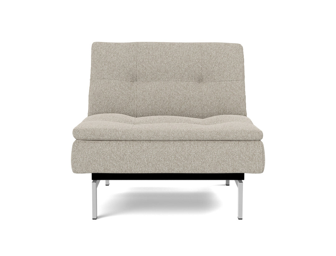 Fotoliu recliner Dublexo Chrome 115x90cm, tesatura la alegere #material_539-boucl-beige