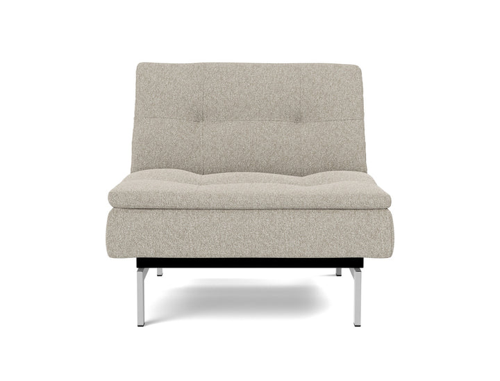 Fotoliu recliner Dublexo Chrome 115x90cm, tesatura la alegere #material_539-boucl-beige