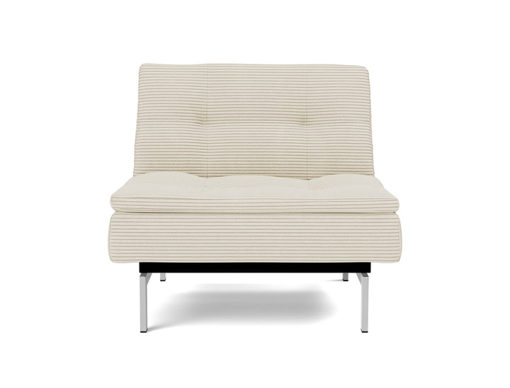 Fotoliu recliner Dublexo Chrome 115x90cm, tesatura la alegere #material_594-corduroy-ivory
