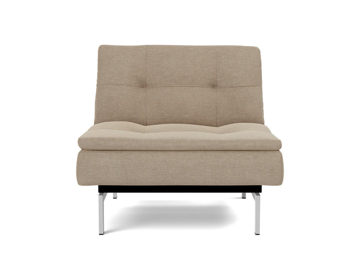 Fotoliu recliner Dublexo Chrome 115x90cm, tesatura la alegere #material_587-phobos-mocha