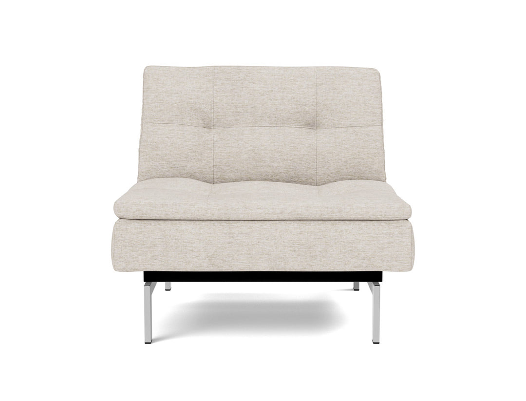 Fotoliu recliner Dublexo Chrome 115x90cm, tesatura la alegere #material_470-yuveno-natural