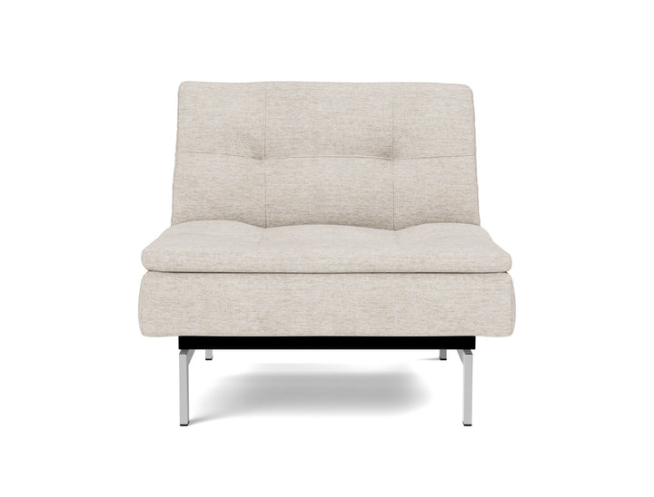 Fotoliu recliner Dublexo Chrome 115x90cm, tesatura la alegere #material_470-yuveno-natural