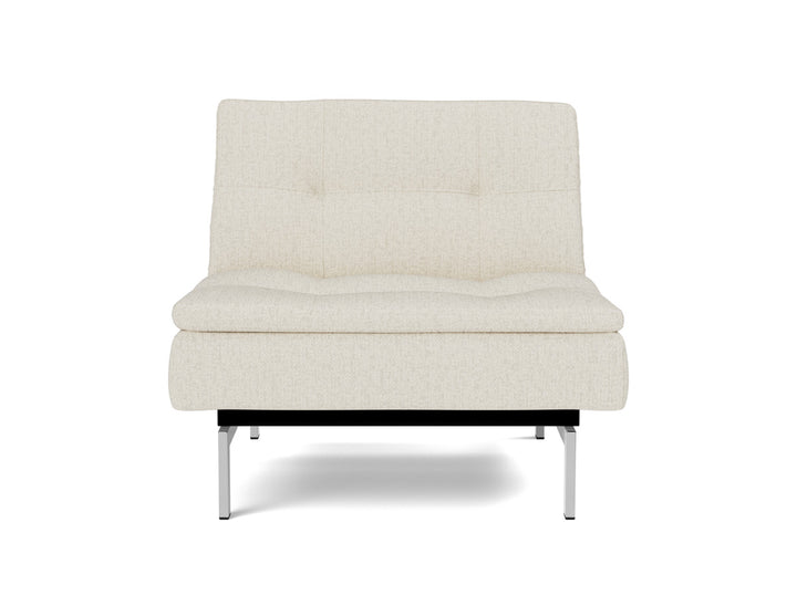 Fotoliu recliner Dublexo Chrome 115x90cm, tesatura la alegere #material_531-boucl-off-white