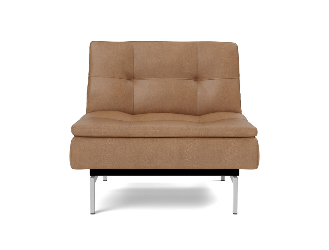 Fotoliu recliner Dublexo Chrome 115x90cm, tesatura la alegere #material_551-faunal-brown