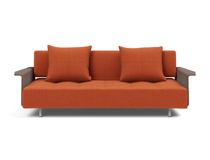 Canapea extensibila cu brate Long Horn D.E.L., tesatura la alegere #material_412-esina-rust-orange