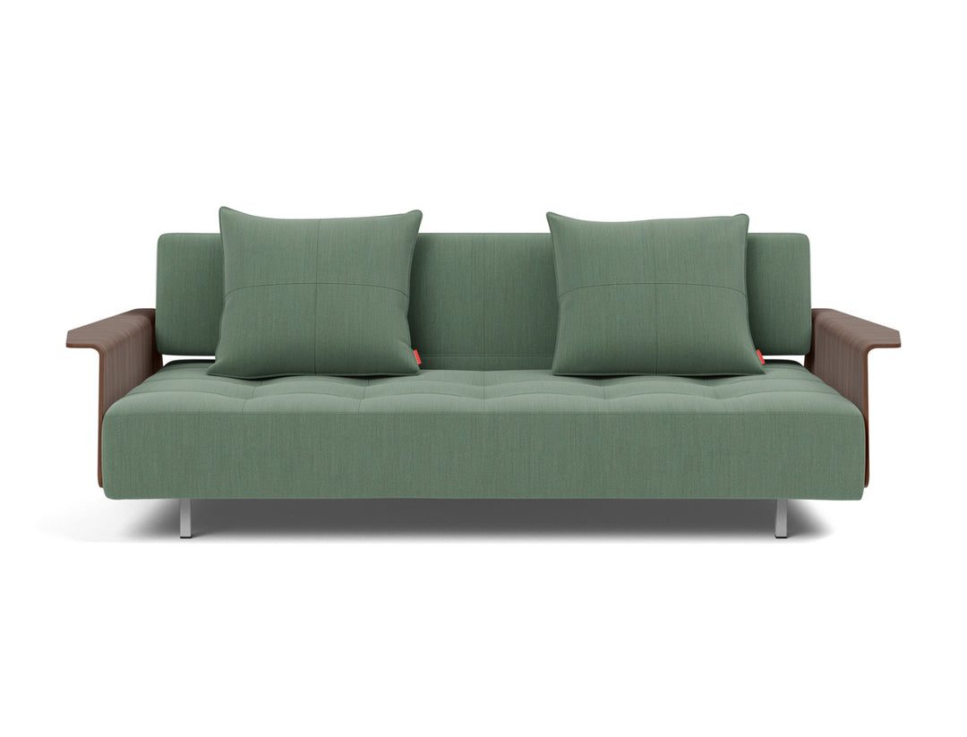 Canapea extensibila cu brate Long Horn D.E.L., tesatura la alegere #material_518-elegance-green