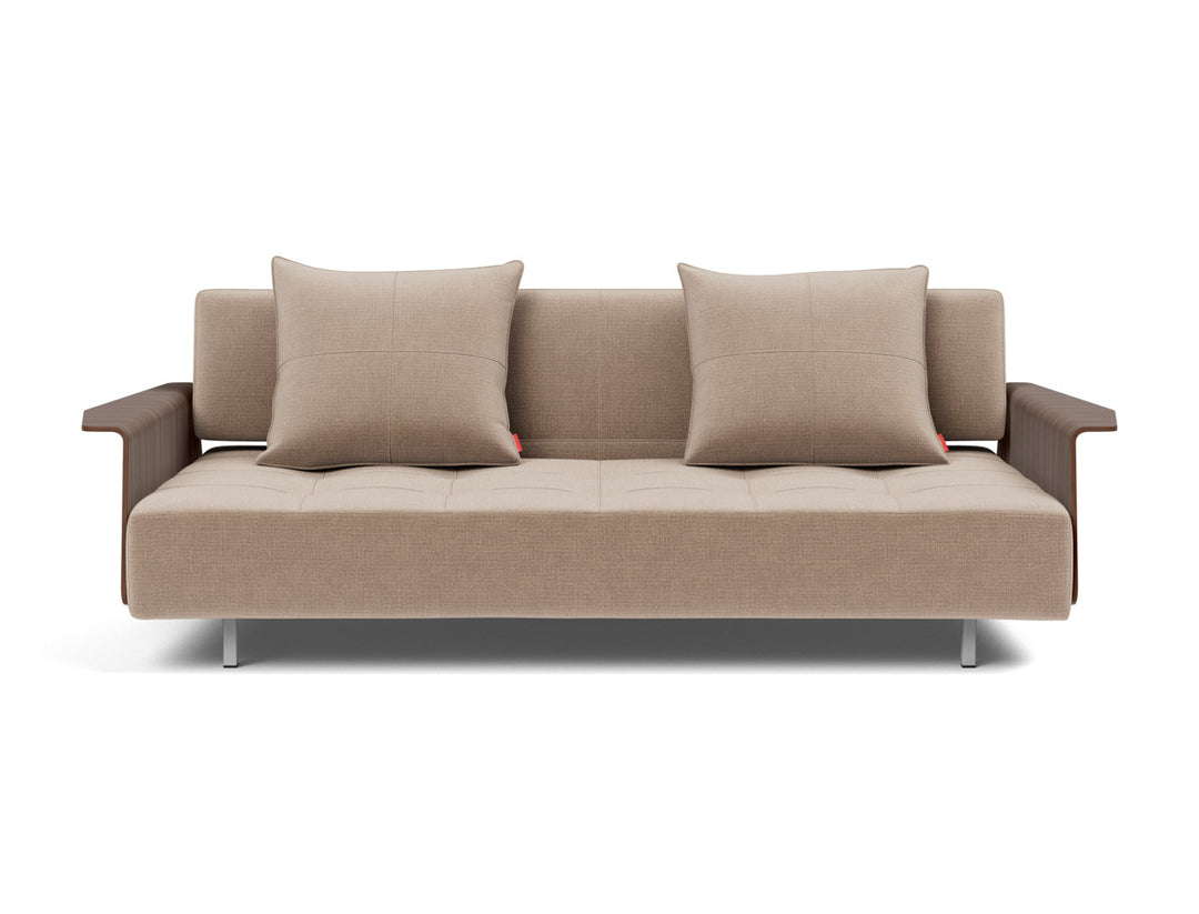 Canapea extensibila cu brate Long Horn D.E.L., tesatura la alegere #material_417-esina-mocha