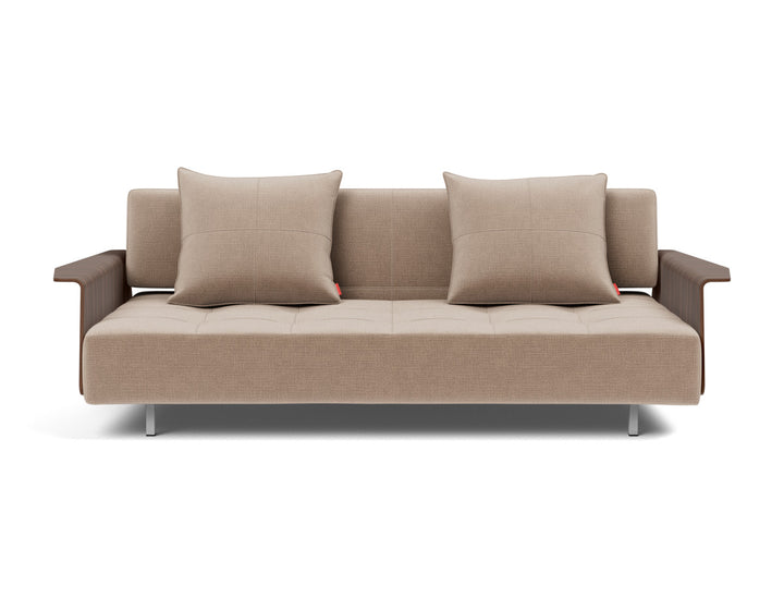 Canapea extensibila cu brate Long Horn D.E.L., tesatura la alegere #material_417-esina-mocha