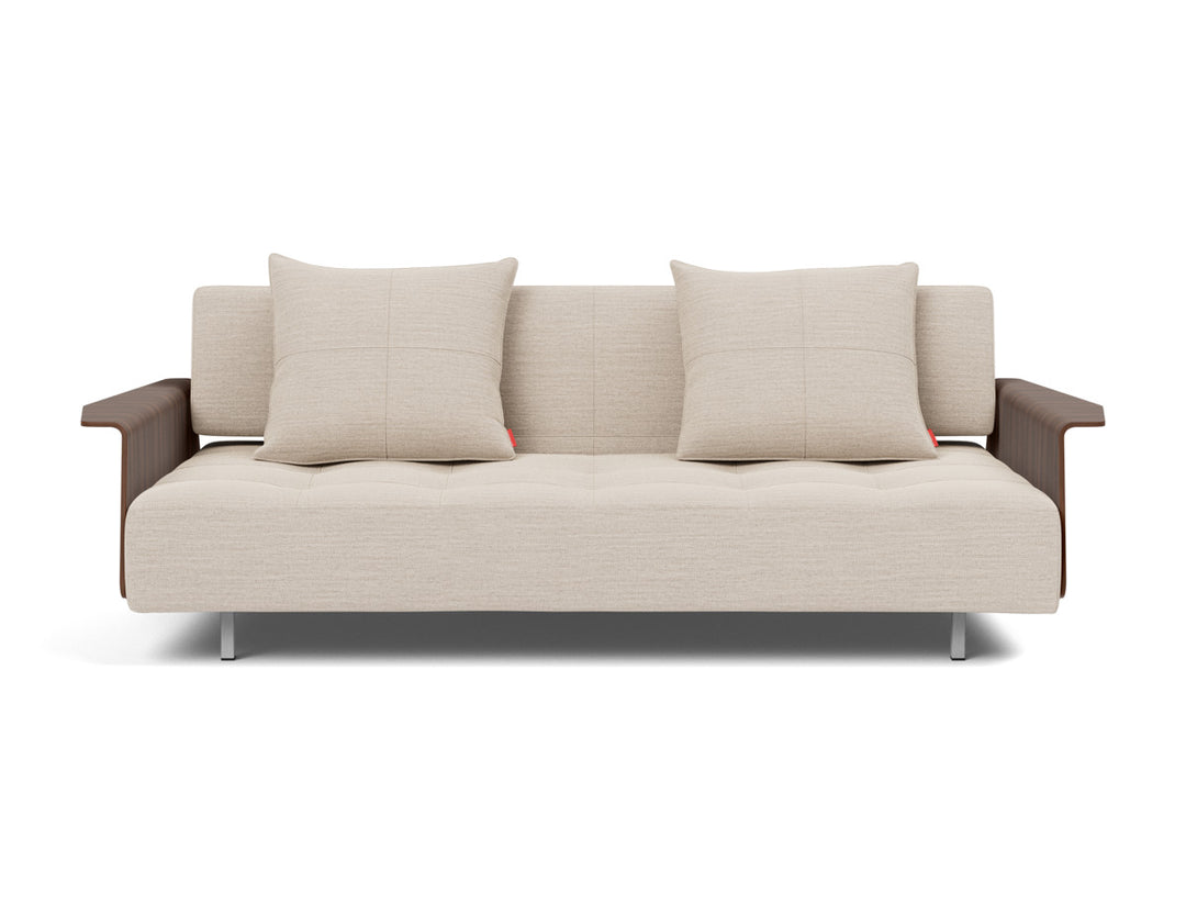 Canapea extensibila cu brate Long Horn D.E.L., tesatura la alegere #material_612-blida-sand-grey