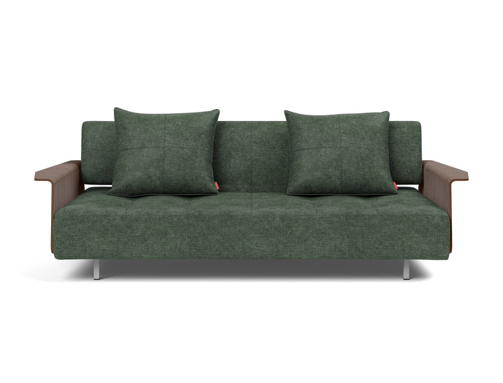 Canapea extensibila cu brate Long Horn D.E.L., tesatura la alegere #material_281-avella-pine-green