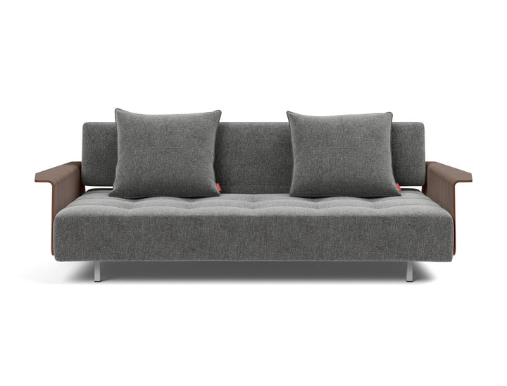 Canapea extensibila cu brate Long Horn D.E.L., tesatura la alegere #material_563-twist-charcoal