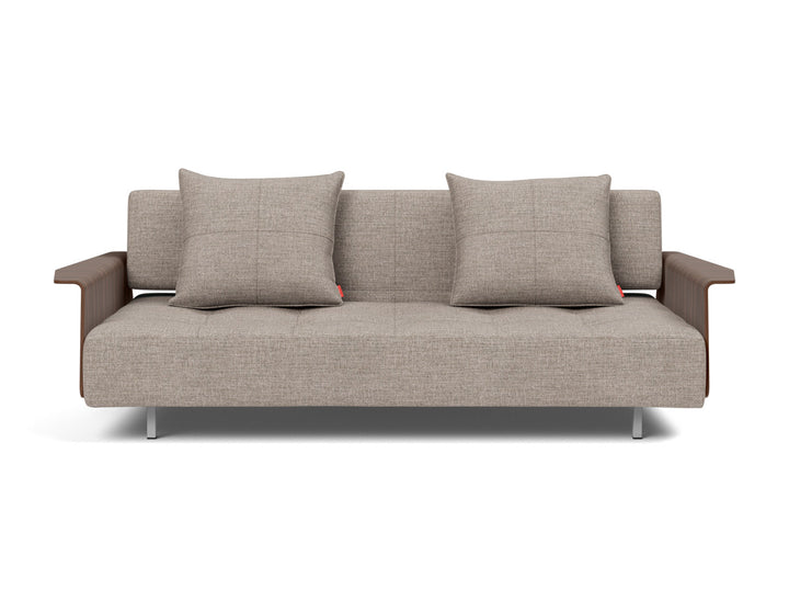 Canapea extensibila cu brate Long Horn D.E.L., tesatura la alegere #material_472-yuveno-warm-grey