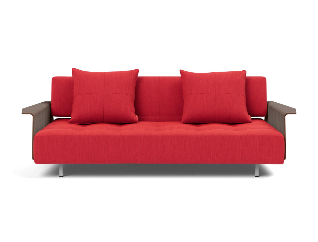Canapea extensibila cu brate Long Horn D.E.L., tesatura la alegere #material_511-elegance-red