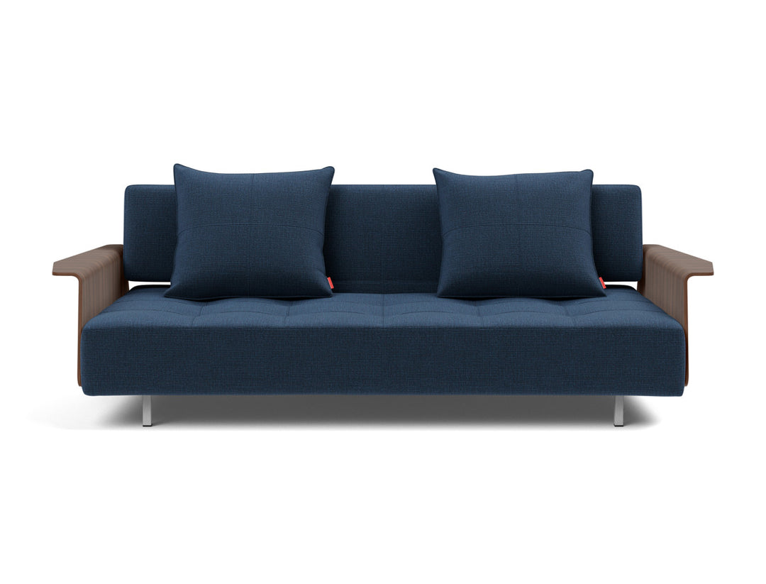 Canapea extensibila cu brate Long Horn D.E.L., tesatura la alegere #material_414-esina-indigo-blue